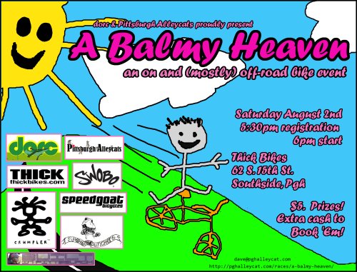 A Balmy Heaven flyer