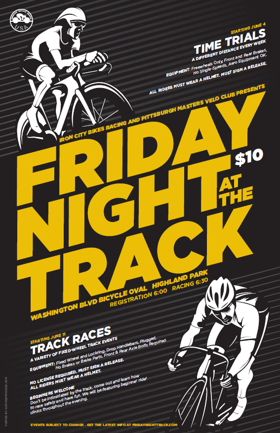 Friday Night at the Track Flyer 2010